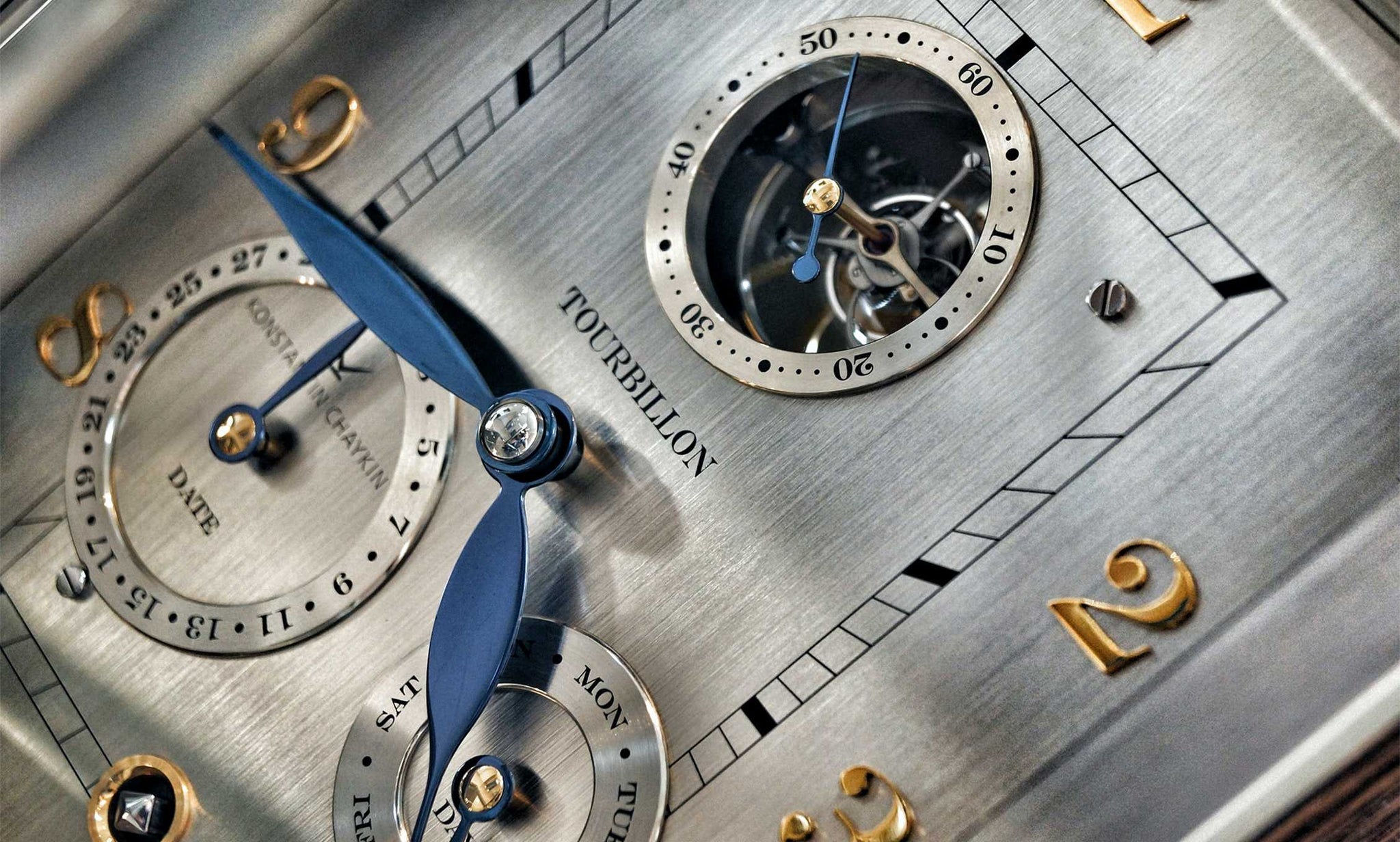 TOURBILLON 55 CALENDAR CLOCK-トゥールビヨン 55 カレンダー クロック